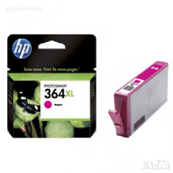 Глава за HP 364XL Magenta,Червен CB324EE Оригинална мастило за HP Officejet Pro 3070A B010a C5380 D5, снимка 1