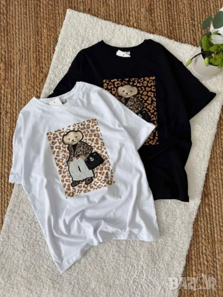 овърсайз тениски с мече, снимка 1