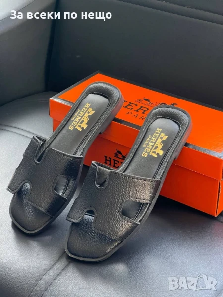 Hermes Дамски Ниски Ежедневни Чехли Хермес - Налични Различни Цветове Код E752, снимка 1