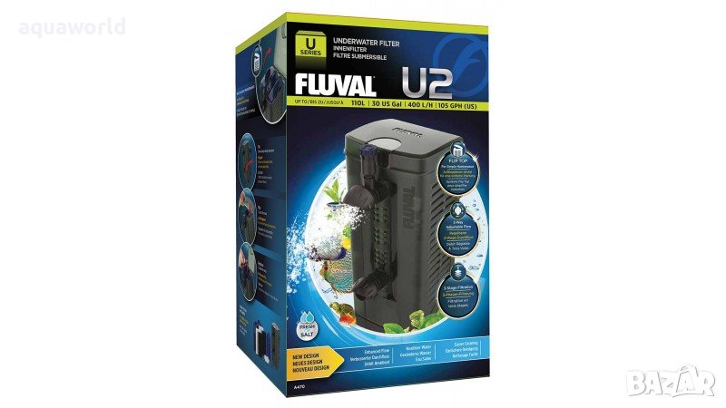 "ПРОМОЦИЯ" Вътрешен филтър Fluval U2, снимка 1