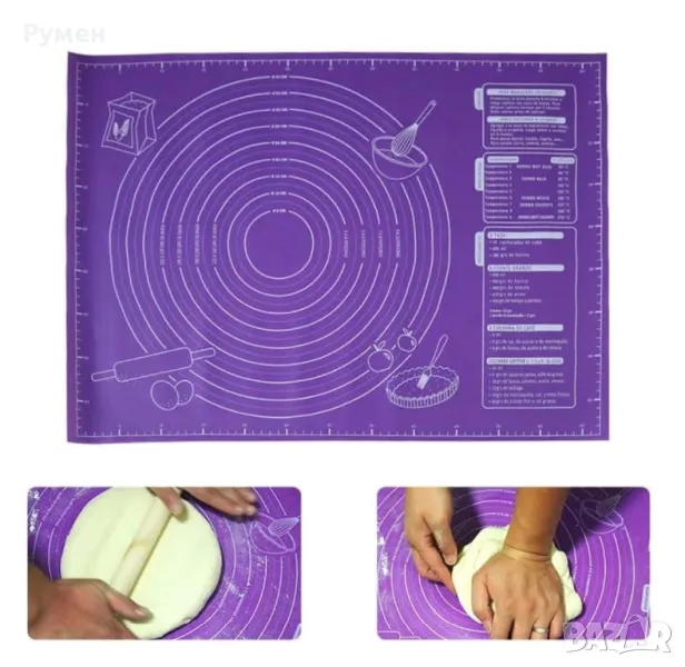 Силиконова Подложка За Месене , снимка 1