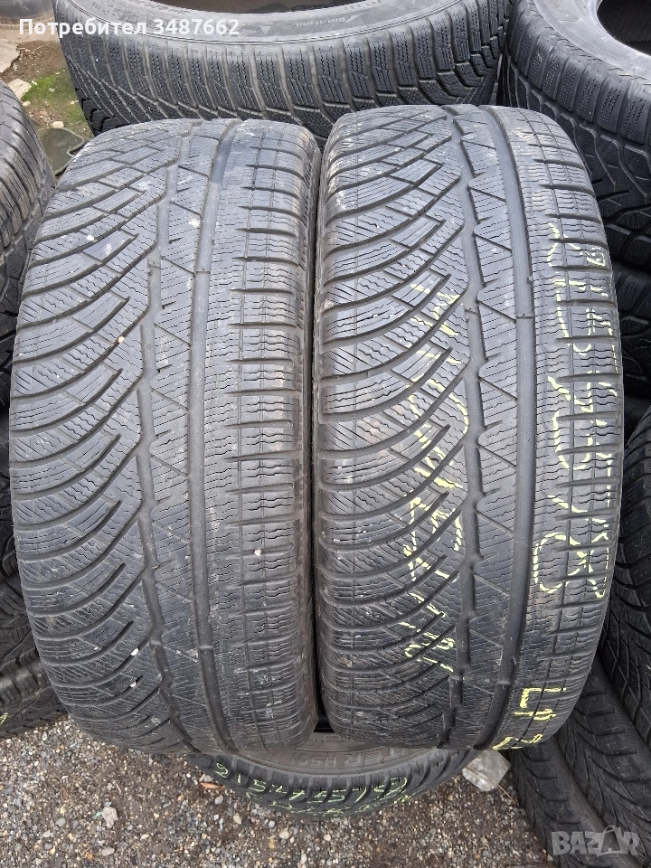 215 45 18 Michelin alpin 2бр зимни , снимка 1