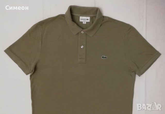 Lacoste Polo Shirt оригинална тениска L памучна поло фланелка, снимка 2 - Тениски - 37655786