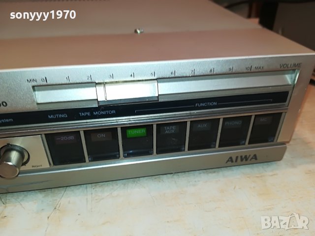 AIWA AMPLIFIER 2X50W-MADE IN JAPAN 1810221355, снимка 4 - Ресийвъри, усилватели, смесителни пултове - 38369673