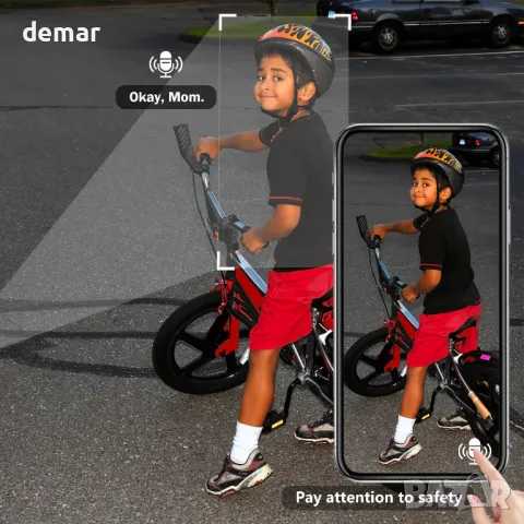 2K безжична камера със звънец, 2.4G WIFI, 32GB SD карта, 2-посочно аудио, снимка 3 - Друга електроника - 48418753