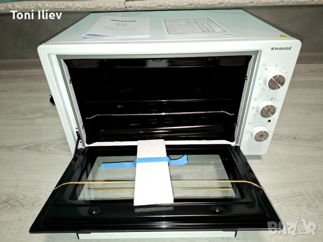 Мини фурна SNAIGE - нова, в гаранция, снимка 4 - Печки, фурни - 53499422