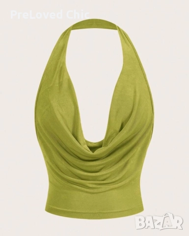 Зелен блестящ потник 