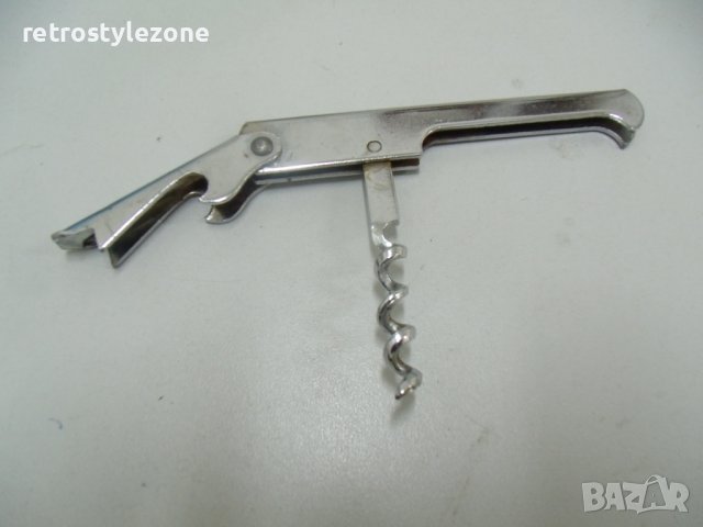 № 6590 стара метална отварачка с тирбушон, снимка 2 - Други ценни предмети - 38344515