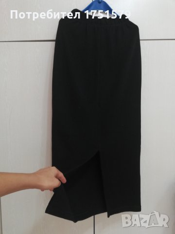 Нова дълга рипсена пола стегната материя, снимка 5 - Поли - 28692032