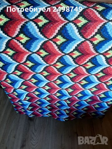  КОВЬОР ЗА СТЕНА,ръчна бродерия, снимка 4 - Други - 32412370