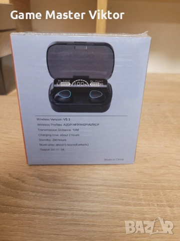 Безжични слушалки с LED дисплей , снимка 2 - Безжични слушалки - 52680410