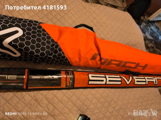 Продавам платно за сърф Северне Overdrive 7.8 мачта 400см 100 карбон, снимка 5 - Водни спортове - 47489849