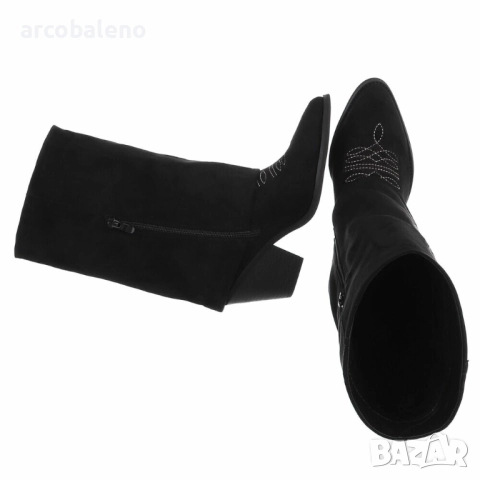 Дамски уестърн и байкърски ботуши, 2цвята , снимка 4 - Дамски ботуши - 52305888