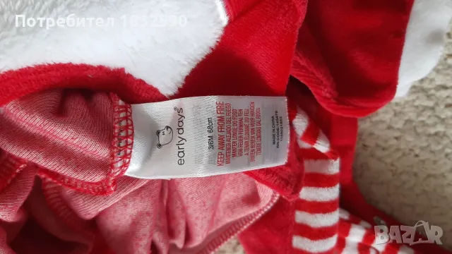 Бебешки коледен костюм 3-6 мес., снимка 3 - Други - 48063464