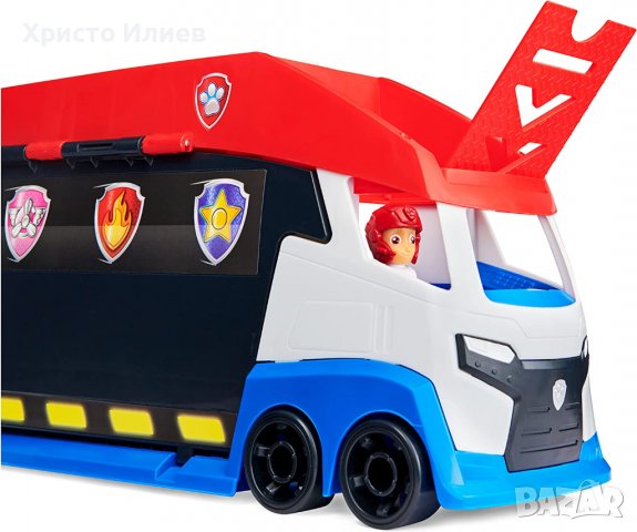 PAW Patrol Трансформиращ Камион Patroller с 2 рампи Ryder и кола ATV, снимка 4 - Коли, камиони, мотори, писти - 39374959