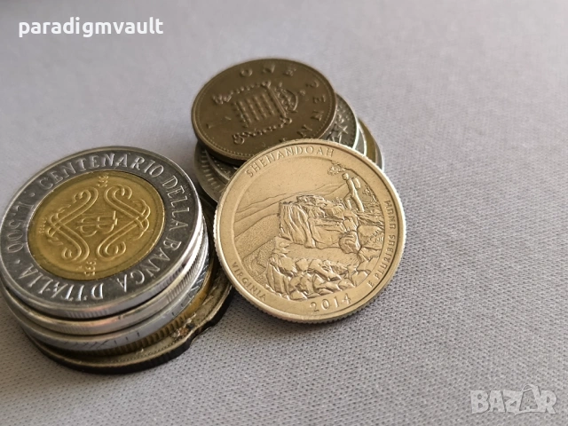 Монета - САЩ - 1/4 (четвърт) долар (Вирджиния) | 2014г.