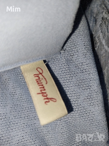  Резервирани Triumph 90 F Светло син дантелен сутиен , снимка 4 - Бельо - 51574176