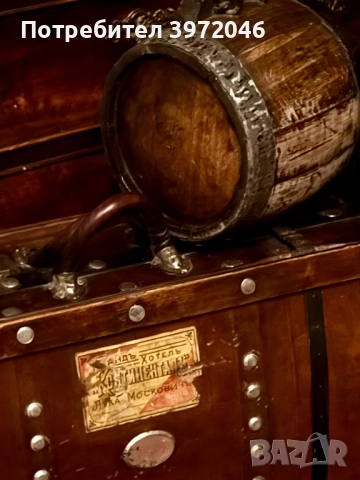 Антикварно дървено буренце 1880 - 1920 , снимка 4 - Антикварни и старинни предмети - 52355929