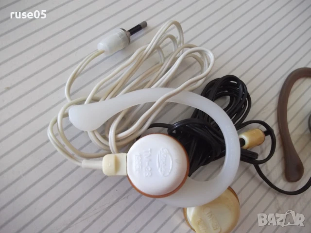 Лот от 3 бр. аудио слушалки "ТМ-2В" от соца, снимка 6 - Слушалки и портативни колонки - 51320945
