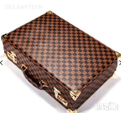 Луксозен куфар за съхранение на часовници 48 слота, снимка 2 - Куфари - 43690687