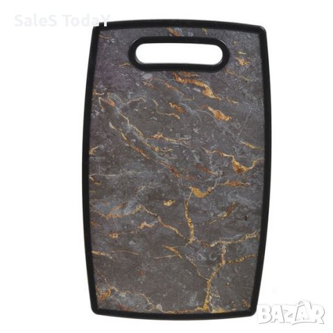 Дъска за рязане, пластмасова, черен мрамор, 37x23см, снимка 2 - Аксесоари за кухня - 43942343