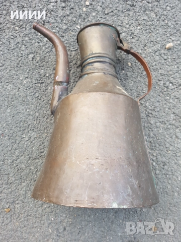 Османски ибрик чайник , снимка 3 - Антикварни и старинни предмети - 52538640
