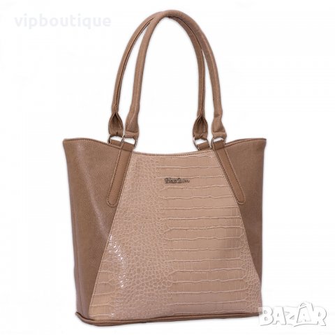 БЕЖОВА ДАМСКА ЧАНТА, снимка 1