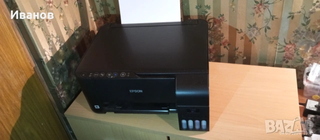 Epson Ecotank L3150 Wifi Цветен принтер скенер копир, снимка 6 - Принтери, копири, скенери - 53012418