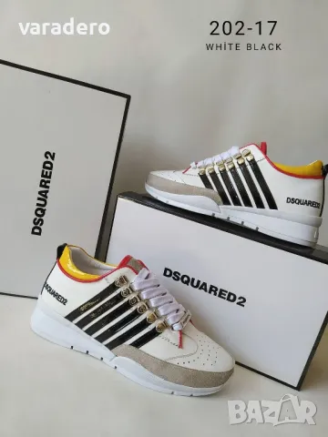 Мъжки маратонки естествена кожа Dsquared , снимка 5 - Маратонки - 48706669
