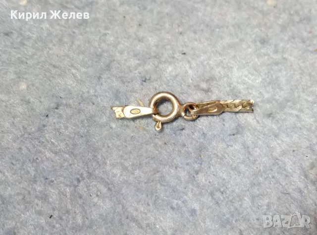 СТАРА СРЕБЪРНА ЗАКОПЧАЛКА За КОЛИЕ ВЕРИЖКА ГРИВНА СРЕБРО 925 ITALY КАРАБИНКА За СИНДЖИРЧЕ 38033