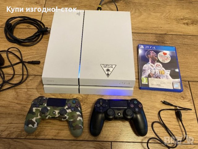 PS4 500 gb с два джойстика и фифа 2018, снимка 1 - PlayStation конзоли - 44015843