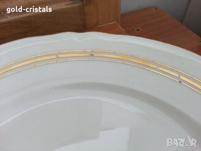 Стар български порцелан чинии, снимка 4 - Антикварни и старинни предмети - 33280516