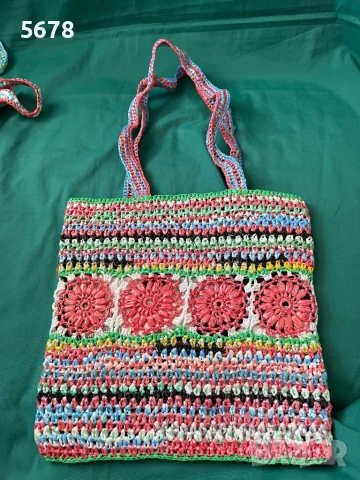 Плетени чанти, снимка 6 - Чанти - 51084347