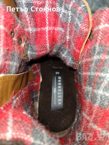 Удобни мъжки боти от естествена кожа Paul Vesterbro №44, снимка 8 - Мъжки боти - 52522891