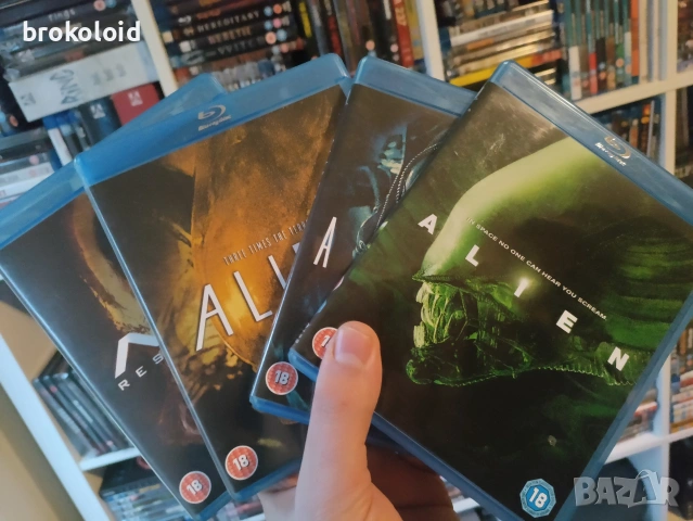 Alien Anthology blu ray - Alien, Aliens, Alien3, Resurrection бокссет, снимка 3 - Blu-Ray филми - 53510710