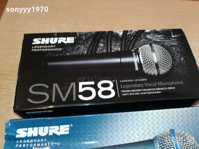 SHURE-КОМПЛЕКТ МИКРОФОН 1301221920, снимка 2 - Микрофони - 35427764