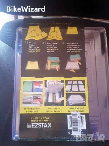 EZSTAX органайзер за 10 броя тениски , снимка 2 - Органайзери - 33671706