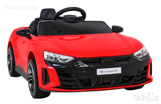 Audi RS E-Tron GT 12V – Детска акумулаторна кола, Червена, EVA гуми, снимка 3 - Детски велосипеди, триколки и коли - 50420674