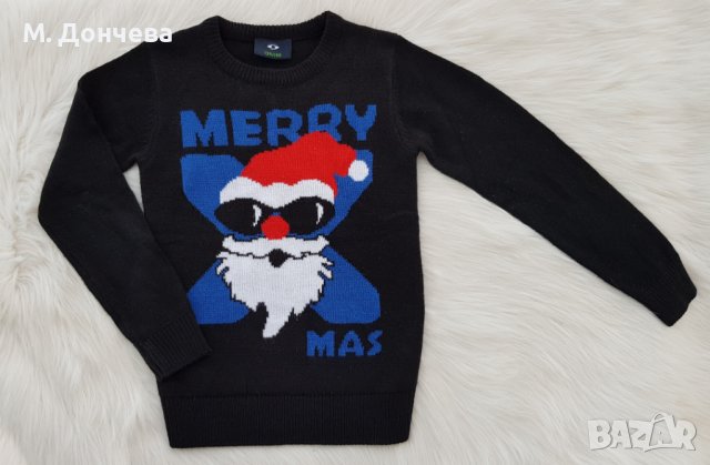 Коледен пуловер 9-10 години, снимка 7 - Детски пуловери и жилетки - 38168935