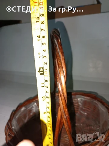 Ратанова кошница, снимка 8 - Декорация за дома - 50926817