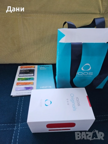 Iqos Original Duo, бездимна цигара, цял комплект, като НОВА, червен цвят, снимка 8 - Друга електроника - 52699639