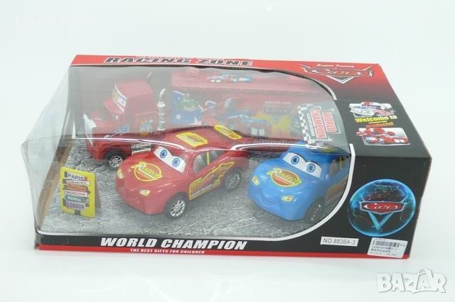 Комплект Камион и колички The Cars Маккуин