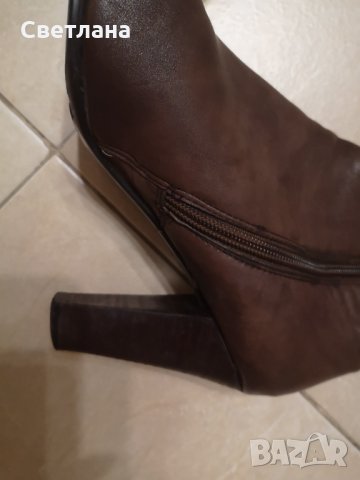Ботуши от естествена кожа , снимка 3 - Дамски ботуши - 34738529