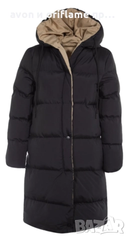 Дамско зимно двулицево яке, размер Л, снимка 3 - Якета - 51997530