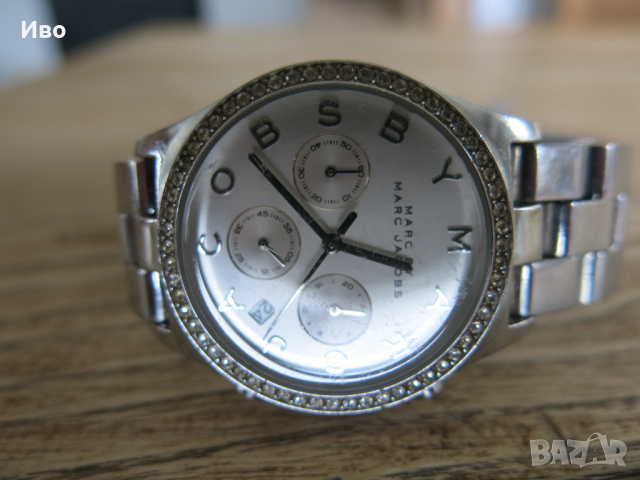 Marc Jacobs дамски стоманен хроно часовник MBM3104, снимка 9 - Дамски - 36536861