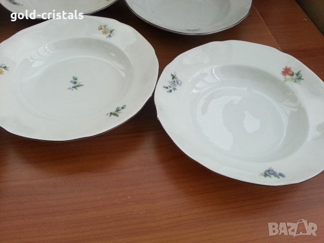 Стар български порцелан чинии, снимка 3 - Антикварни и старинни предмети - 33118133