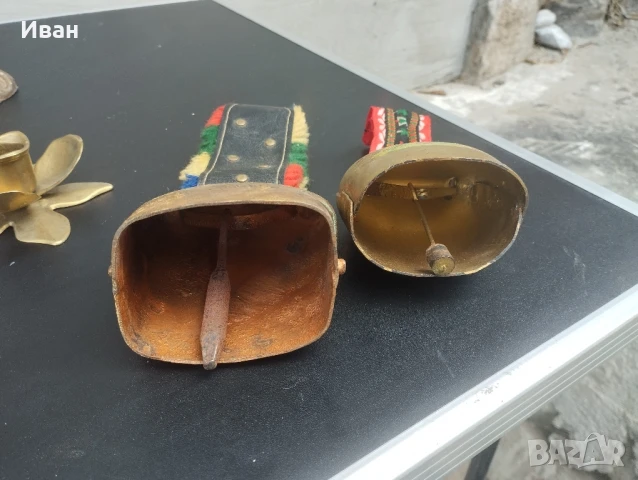 Месингов свещник 3ка, месингов свещник единичка , швейцарска хлопка , снимка 7 - Антикварни и старинни предмети - 51075409