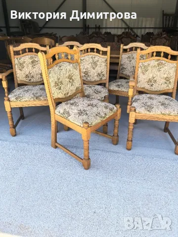 Комплект от 6 трапезни стола , снимка 16 - Столове - 50345933