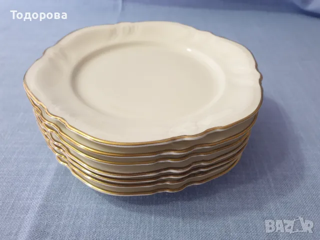 Барокови десертни чинии Rosenthal Kronach - 7 броя., снимка 5 - Сервизи - 48815443
