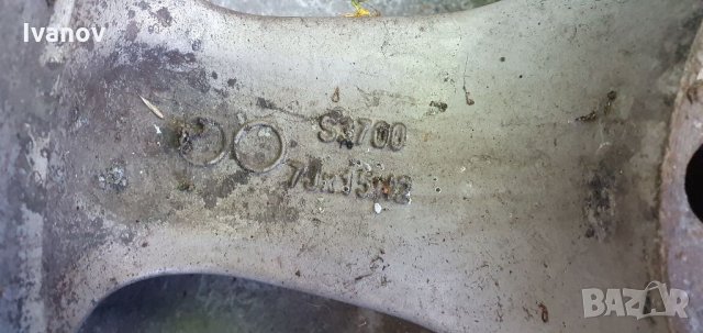 1бр алуминиева джанта за бмв е36 е46 5х120 kba43191 15  цола Borbet 7jx15 ET35, снимка 4 - Части - 32809416
